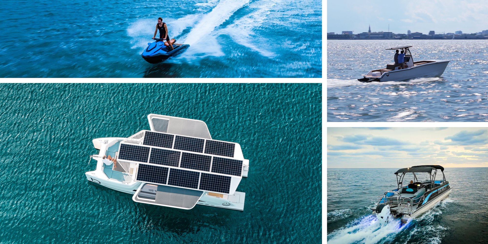 Electric boats, charging, and on-water scenes from E-Boat 101